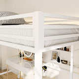 Metal Loft Bed Twin Size