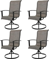 Outdoor Swivel Rocking Patio Dining Chairs Set of 2