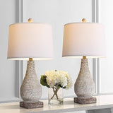 24'' Farmhouse Table Lamp Set of 2 for Bedroom Living Room