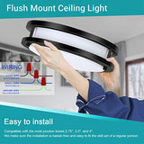 36W Ceiling Light Fixture, 13in Flush Mount Light Fixture