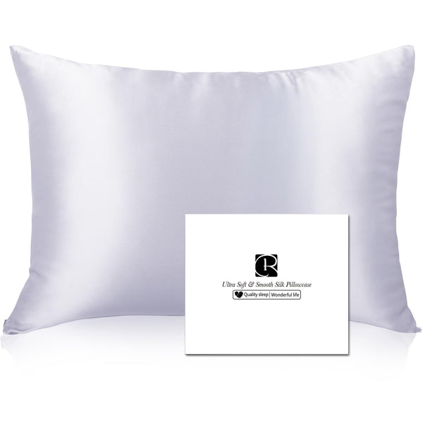 Silk Pillowcase for Hair and Skin with Hidden Zipper,  Both Sides 21Momme Mulberry