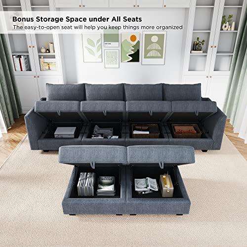 Modular Sectional Sofa U Shaped Couch Reversible Sofa Couch
