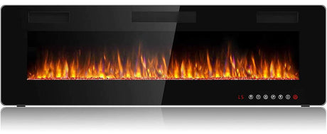 60 inch Ultra Thin Silence Linear Electric Fireplace