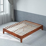 Wen Deluxe Wood Platform Bed Frame / Solid Wood Foundation