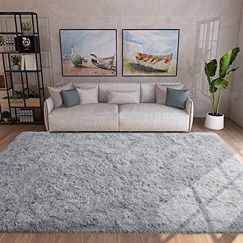 Modern Fluffy Area Rug, Shaggy Rugs for Bedroom Living Room Ultra Soft Shag Fur Carpets