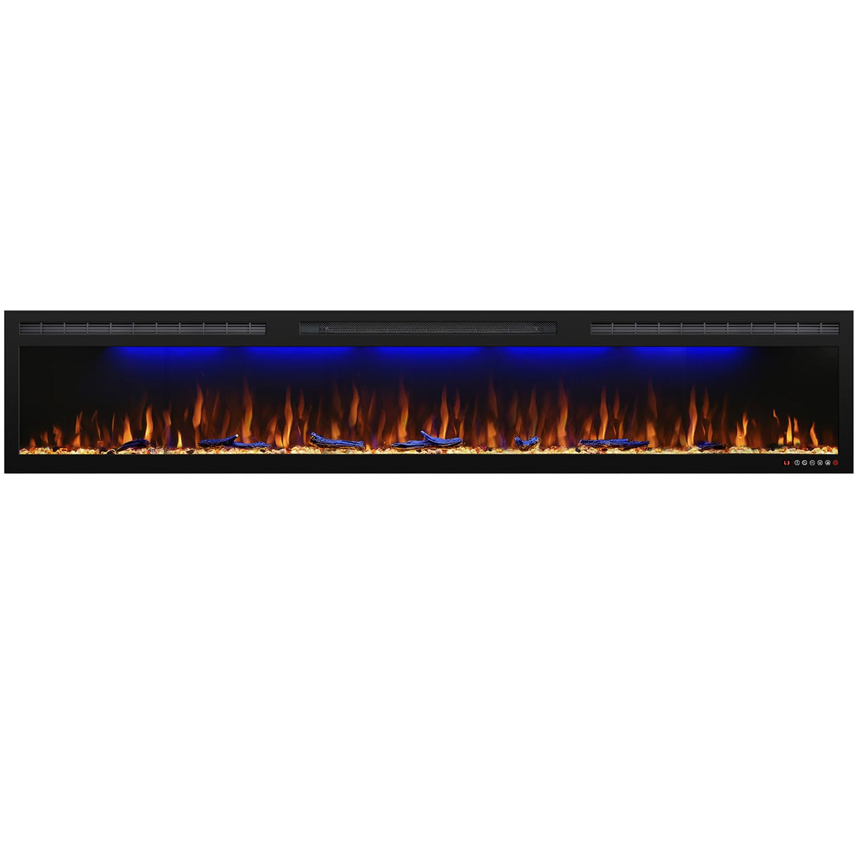 Electric Fireplace Recessed 88 inches