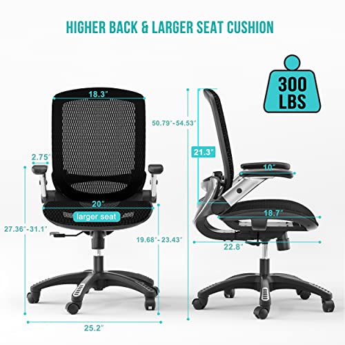 Ergonomic Office Chair, High Back Mesh Home Desk Chair