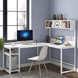 L-Shaped Desk with Hutch