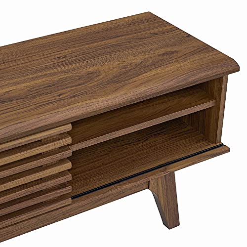 Modway Render 70" Mid-Century Modern Low Profile Media Console TV Stand