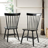 American Homes Collection Parker Country Farmhouse Wood Black