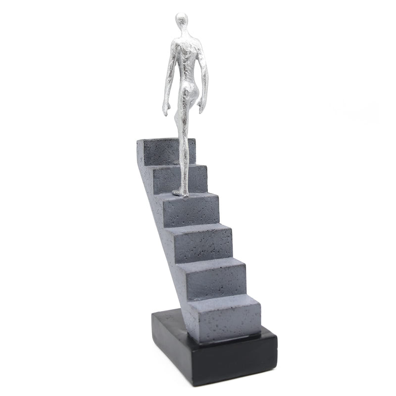 Ladder Statue and Sculpture, Creative Climbing Stairs Figurines