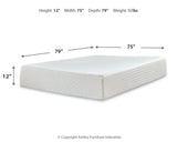 Chime 12 Inch Medium Firm Memory Foam Mattress