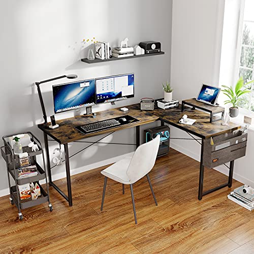 L Shaped Desk, 59" Computer Corner Desk