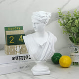 12.5in Greek Statue of Diana, Classic Roman Bust Greek  Sculpture