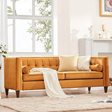 58'' W Velvet Sofa, Mid-Century Modern Love Seats Sofa Furniture