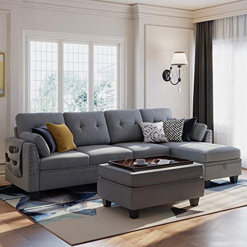 Reversible Sectional Sofa Couch Set L Shaped Couch Sofa Sets