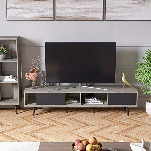 70 inch Mid Century Modern TV Stand for 75 inch TV