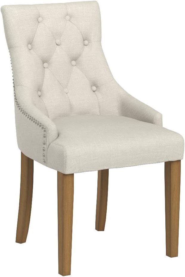 Set of 4 Beige Dining Room Armchairs Only