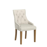 Set of 4 Beige Dining Room Armchairs Only