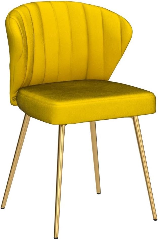 Velvet Dining Chairs, Modern Small Armless Accent Chair