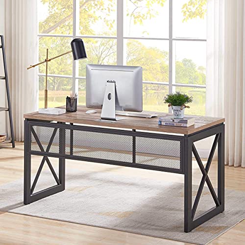 Industrial Home Office Desks, Rustic Wood Computer Desk