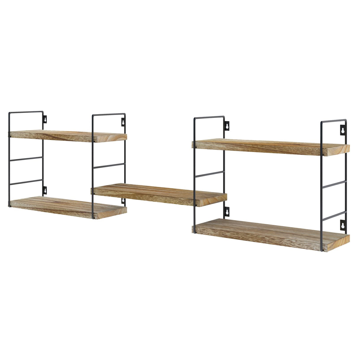 Floating Shelves Wall Mounted, Adjustable Storage Rack for Office, Bathroom, Living Room