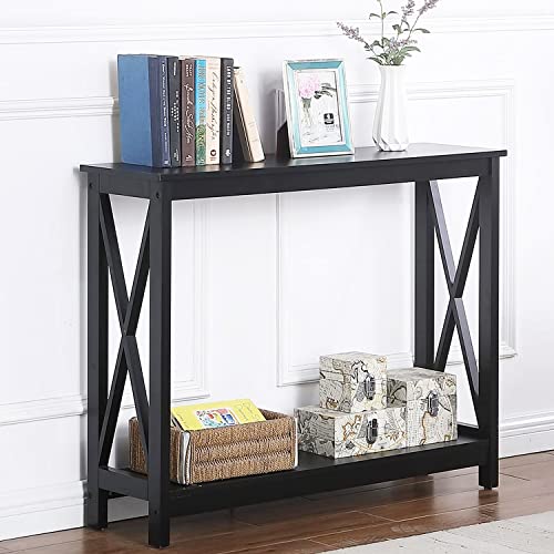 Narrow Console Table with Storage