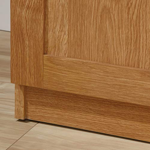 Storage Cabinet, Highland Oak Finish