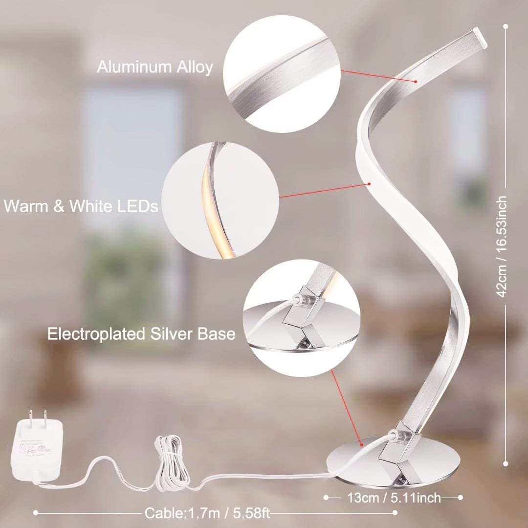 3 Colors Touch Control Desk Lamp for Bedroom Living Room