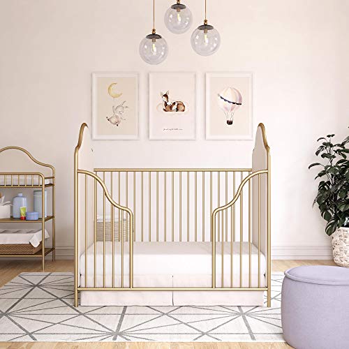 Piper Upholstered Metal Crib