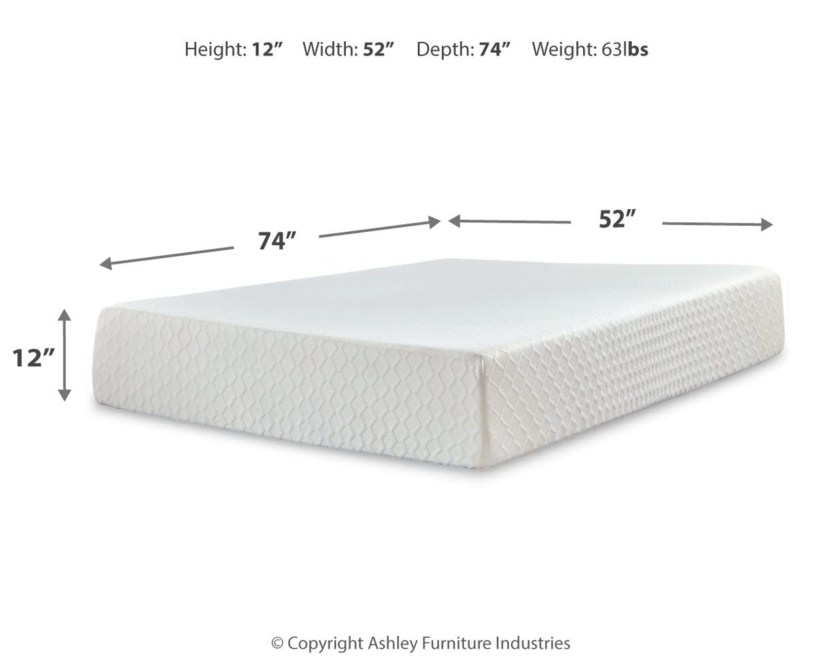 Chime 12 Inch Memory Foam Mattress, CertiPUR-US Certified