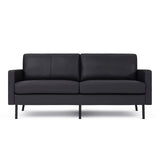 2 Seat Upholstered Loveseat Sofa Modern Couch