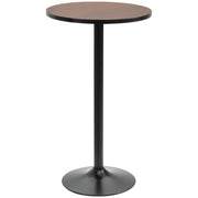 42" H Bar Height Round Bar Table, Rustic Industrial Pub Table