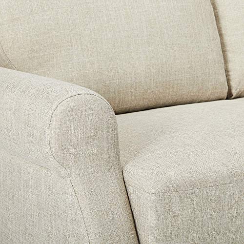 Josh Loveseat Sofa / Easy, Tool-Free Assembly, Beige