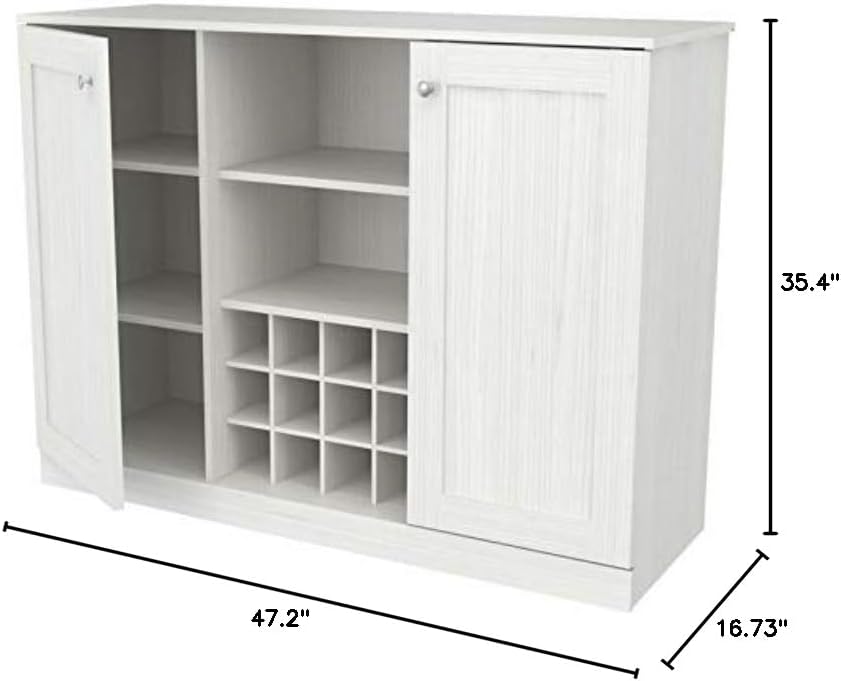 Style Buffet Cabinet with 2-Doors