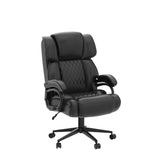 High Back Big & Tall 400lb Office Chair - Heavy Duty Metal Base