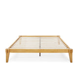 Chalipa 14” Queen Bed Frame - Solid Wood Platform Bed