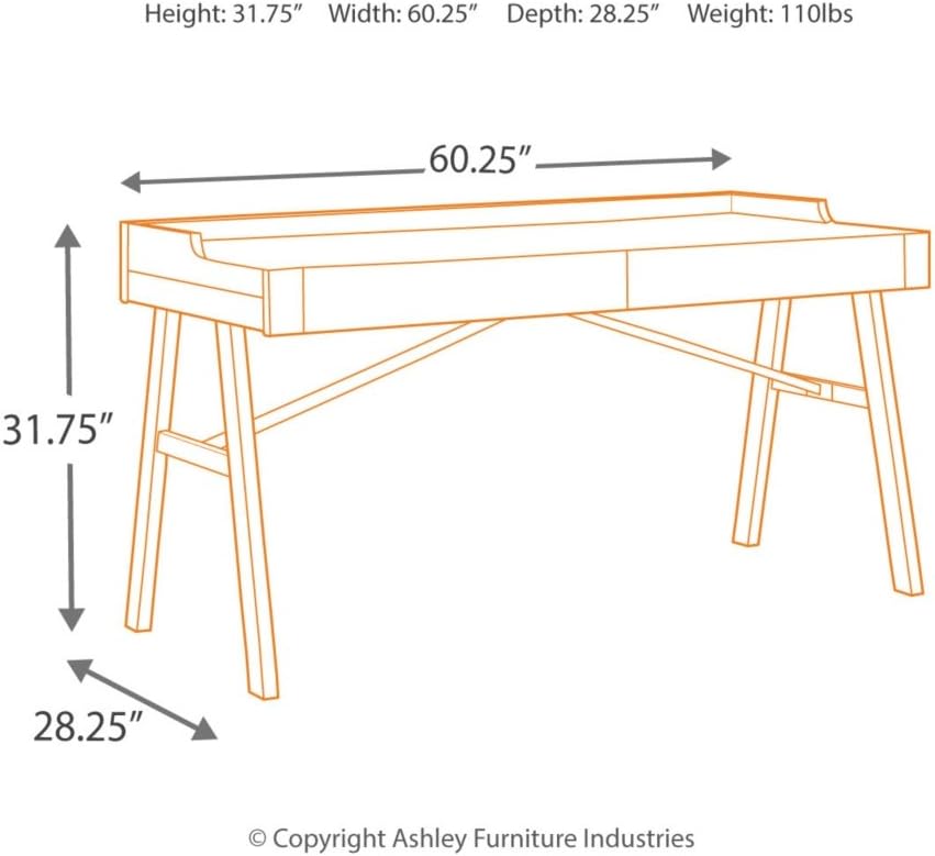 Raventown Urban 60" Home Office Desk