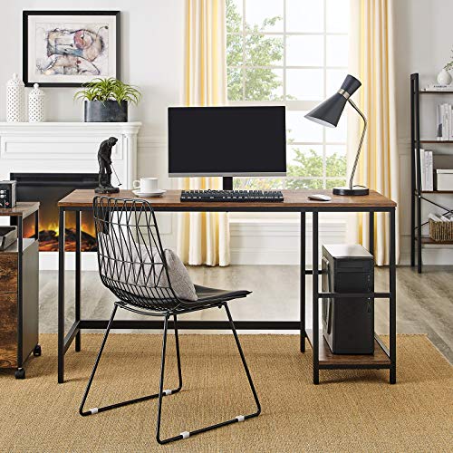 Computer Desk, 55.1-Inch Long Home Office Desk for Study