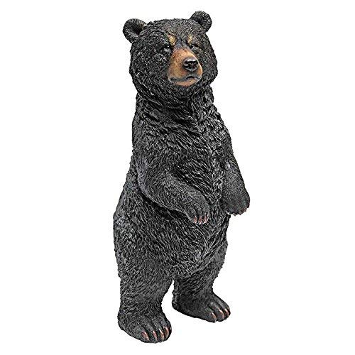 Black Bear Statue Standing, Multicolored