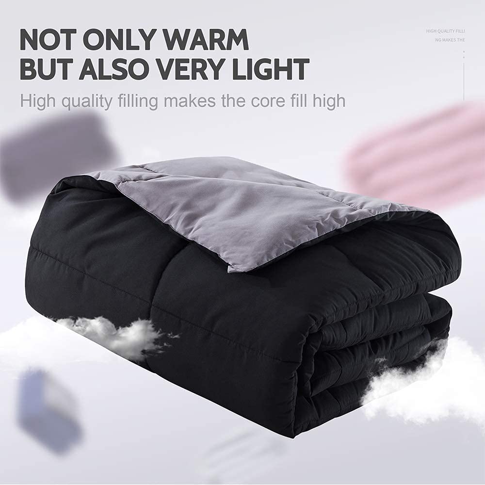 Lightweight Queen Comforter Set with 2 Pillow Sham - 3 Pieces Se