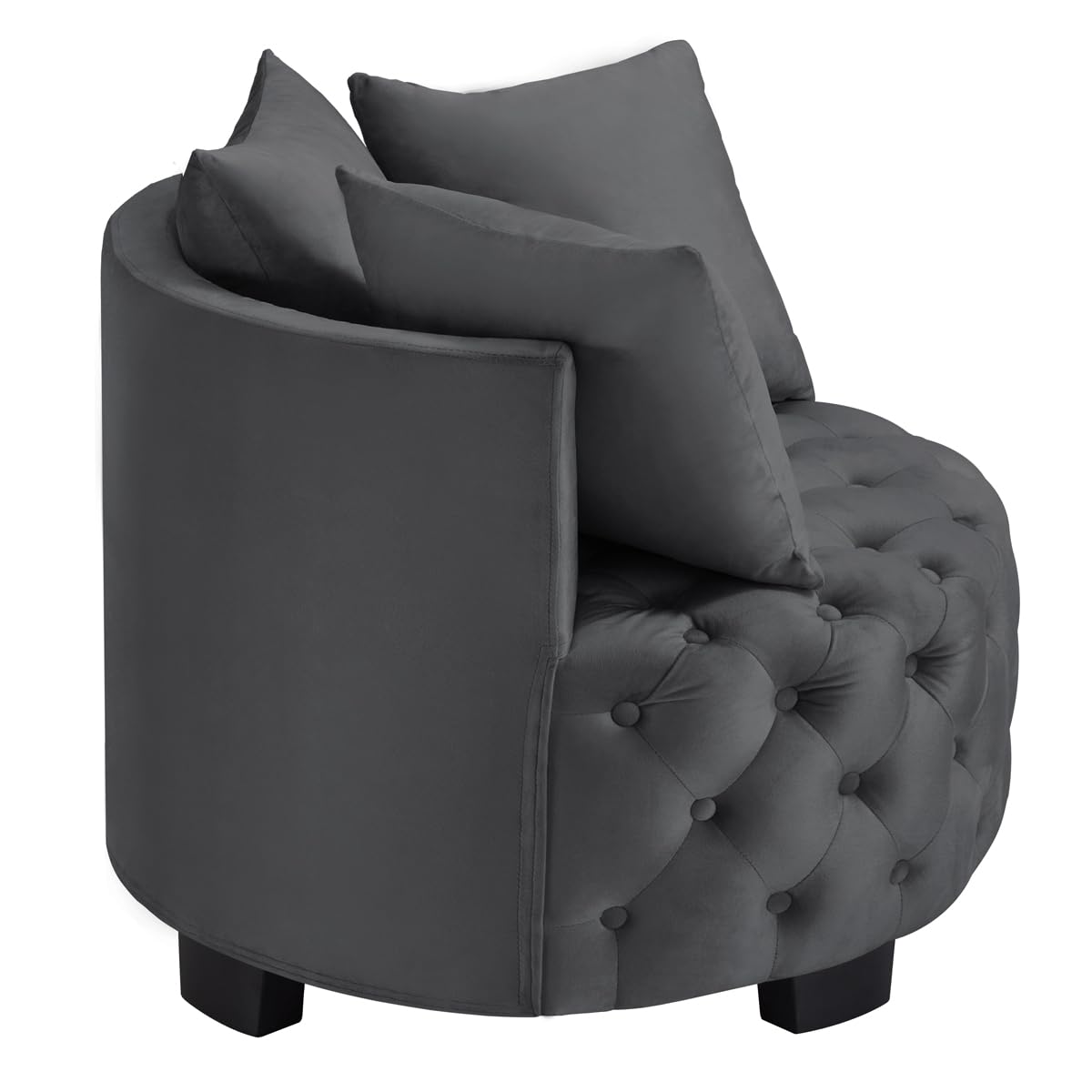 Contemporary Upholstered Tufted Leisure Chair Accent Chair