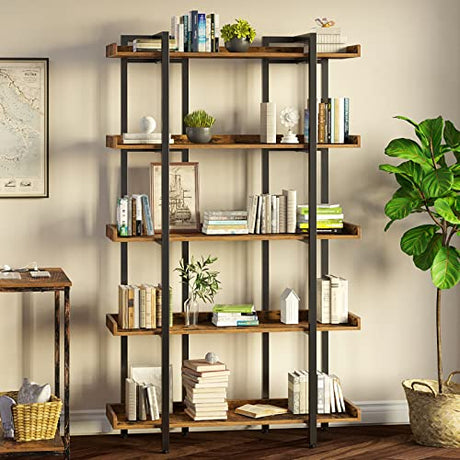 Bookshelf 5-Tier, Open Etagere Bookcase