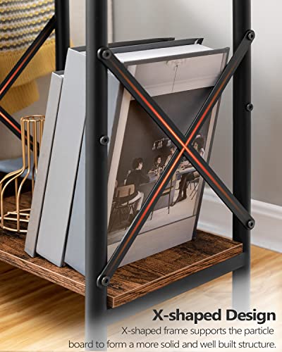 Small Side Table, End Table with Storage Shelf
