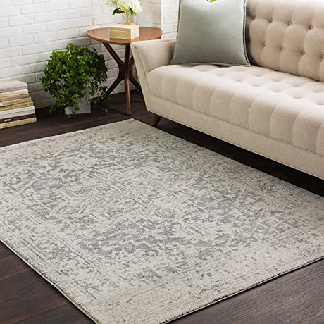 Janine Vintage Medallion Area Rug