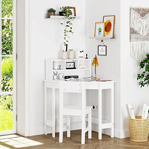 Wooden Study Desk with Chair for Children