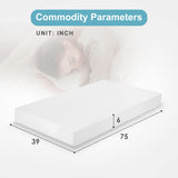 6 in Gel Memory Foam Mattress for Cool Sleep & Pressure Relief, Twin