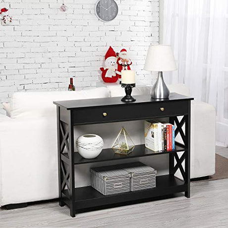 3-Tier Console Tables for Entryway, Small Entryway Table