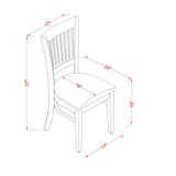 Dublin 5 Piece Set Includes a Round Dining