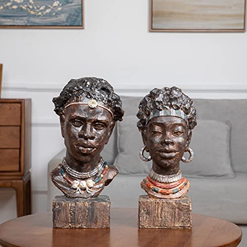 Leekung African Statues and Sculptures for Home Decor